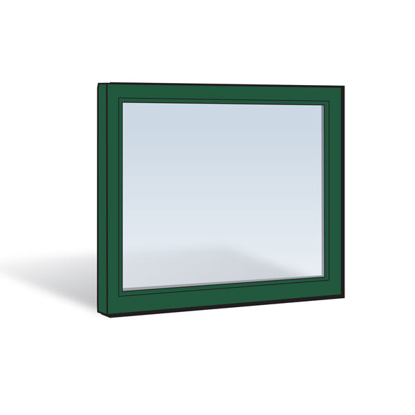 Andersen TW210210 (Upper Sash) Forest Green Exterior and Natural Pine Interior High Performance LowE4 Glass (1992 to May 2010)