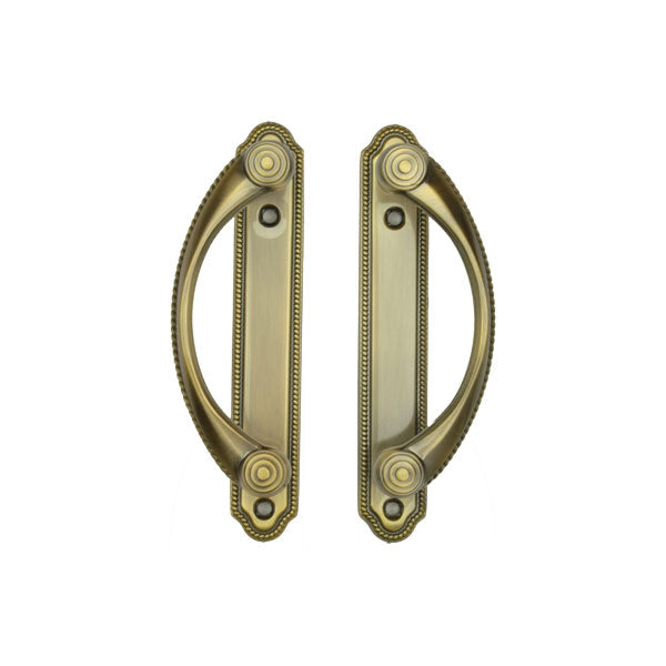 Andersen Whitmore 4-Panel Gliding Door Exterior Hardware Set in Antique Brass (Half-Kit)