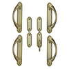 Andersen Whitmore 4-Panel Gliding Door Hardware Set in Antique Brass