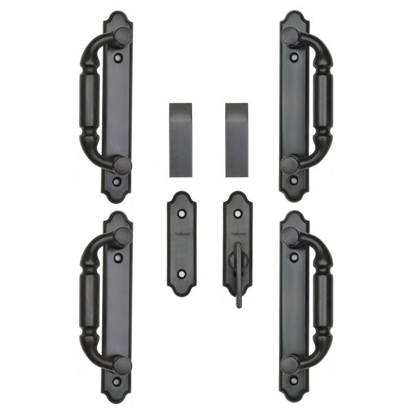 Andersen "Covington" Style (4-Panel) Gliding Door Hardware Set in Oil Rubbed Bronze