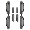 Andersen "Covington" Style (4-Panel) Gliding Door Hardware Set in Oil Rubbed Bronze