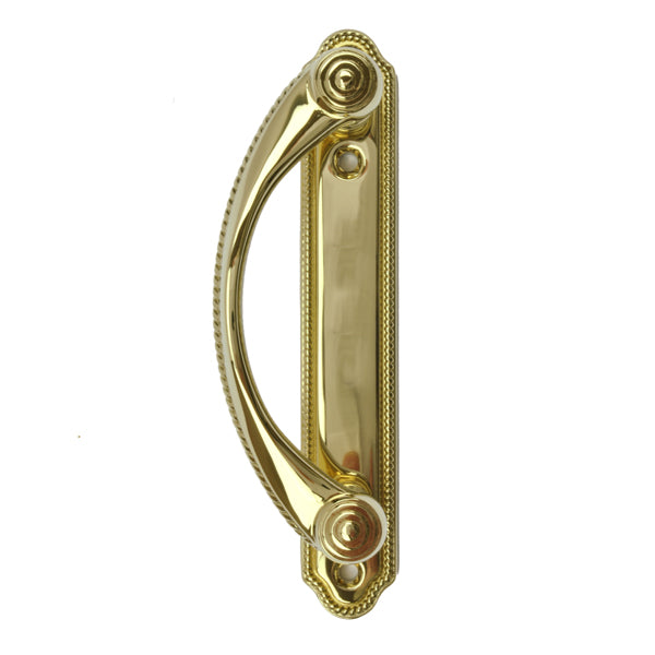 Andersen Whitmore 2-Panel Gliding Door Exterior Hardware Set in Bright Brass (Half-Kit)