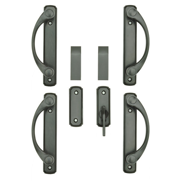 Andersen Newbury 4-Panel Gliding Door Hardware Set in Oil Rubbed Bronze