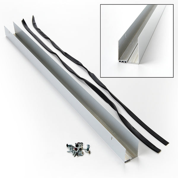 Andersen "U" Shaped 1-1/2" Thick Storm Door Sweep with Two Weatherstrip Fins