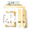 Andersen Storm Door Mortised Hardware Set for 1/2 Light and 3/4 Light Ventilating Doors with Key Lock