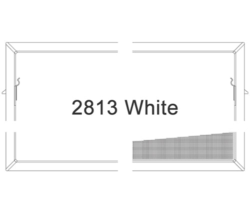 Fibrex Insect Screen - Size 2813 White | windowpartshop.com.