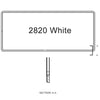 Sash Weatherstrip Size 2820 White | windowpartshop.com.