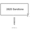 Sash Weatherstrip Size 2820 Sandtone | windowpartshop.com.