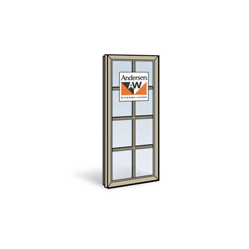 Andersen C4 Casement Sash with Low-E4 Glass and Grilles in Sandtone Color | windowpartshop.com.