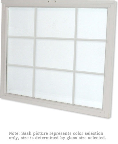 Andersen 244DH2030 200 Series Double Hung Upper Sash with Sandtone Exterior and Natural Pine Interior with Low-E High Performance Glass and Finelight Grilles | windowpartshop.com.