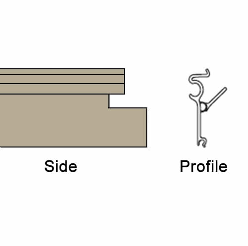 Andersen 44DH30 Upper Left Side Jamb Sandtone | windowpartshop.com.