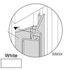 Andersen 44DH40 Lower Side Jamb in White | windowpartshop.com.