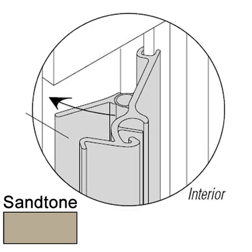 Andersen 44DH46 Lower Side Jamb in Sandtone | windowpartshop.com.