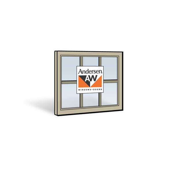 Andersen 20210 Upper Sash with Sandtone Exterior and Sandtone Interior with Dual-Pane Finelight Glass | windowpartshop.com.