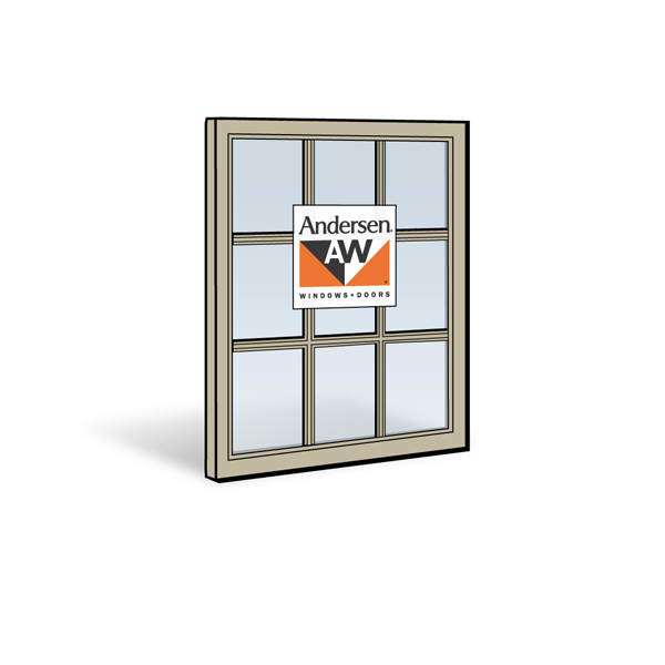 Andersen 2462 Upper Sash with Sandtone Exterior and Sandtone Interior with Dual-Pane Finelight Glass | windowpartshop.com.