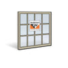 Andersen 3032 Upper Sash with Sandtone Exterior and Sandtone Interior with Dual-Pane Finelight Glass | windowpartshop.com.