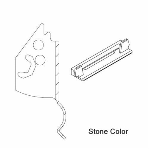 Andersen Half Screen Latch  (Pair) in Stone | windowpartshop.com.