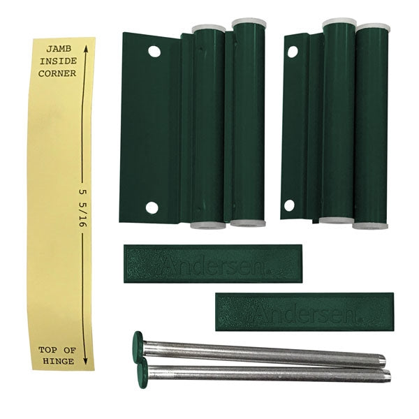 Andersen Single Door Hinged Screen Package for 8'0" Doors in Forest Green | windowpartshop.com.