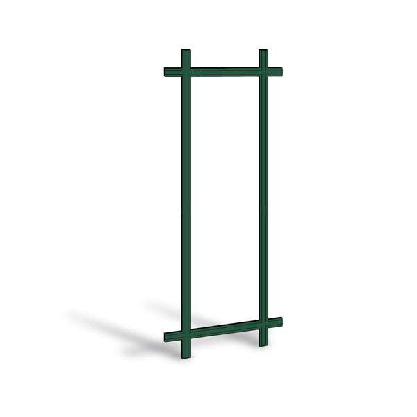 Andersen 2668 Frenchwood Gliding Door Prairie Grille 7/8" Forest Green Exterior with Maple Interior | windowpartshop.com.