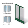 Andersen Frenchwood Hinged Patio Door Double Insect Screen Kit FWH4168 in Forest Green | windowpartshop.com.