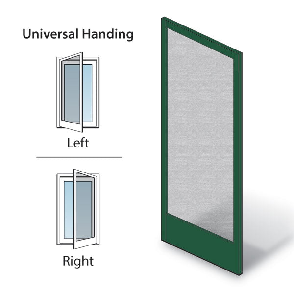 Andersen Frenchwood Hinged Patio Door Universal Hinged Insect Screen FWH2968 in Forest Green | windowpartshop.com.