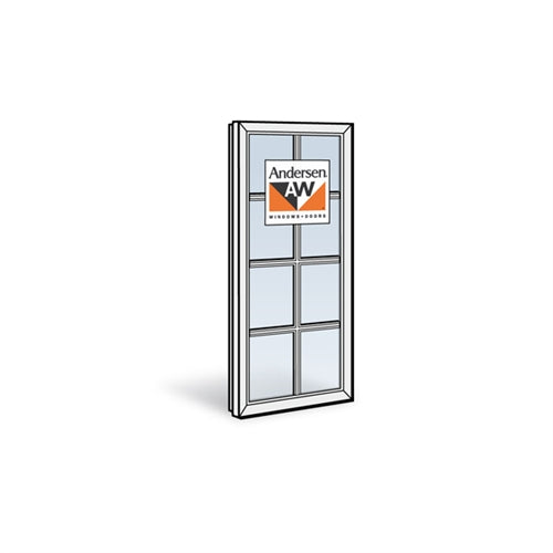 Andersen CR4 Casement Sash with Low-E4 Glass and Grilles in White Color | windowpartshop.com.