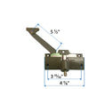 Andersen Straight Arm Operator ( Left Hand )  with 5-1/2" Arm Length (1974-1995) | windowpartshop.com.