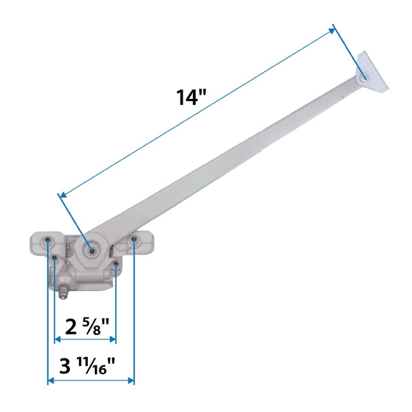 Andersen E-Z Straight Arm Operator (Right Hand) Corrosion Resistant (1995 to Present) | windowpartshop.com.