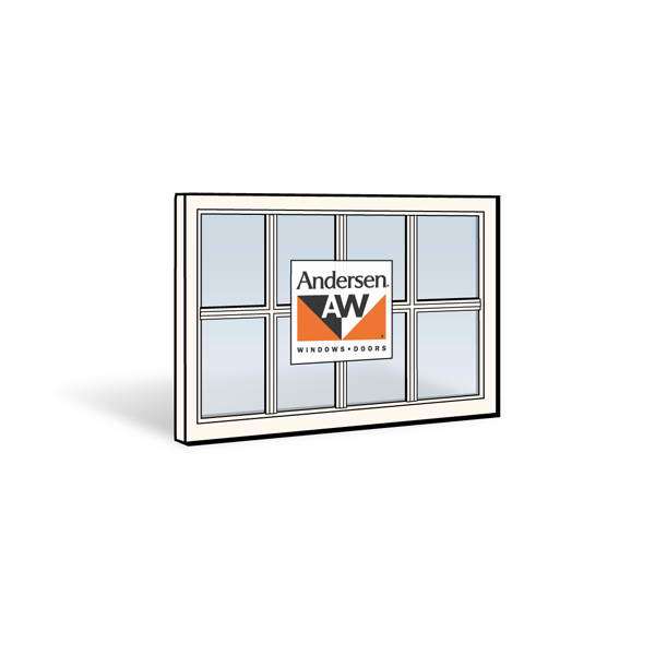 Andersen 30210 Upper Sash with White Exterior and White Interior with Dual-Pane Finelight Glass | windowpartshop.com.