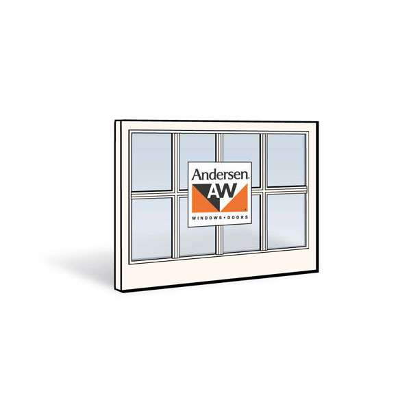 Andersen 30210 Lower Sash with White Exterior and White Interior with Dual-Pane Finelight Glass | windowpartshop.com.