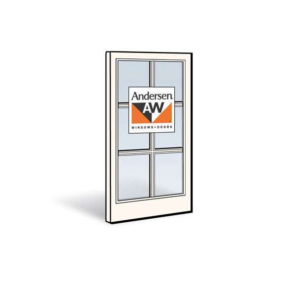 Andersen 1862 Lower Sash with White Exterior and Natural Pine Interior with Low-E4 Finelight Glass | windowpartshop.com.