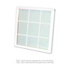 Andersen TW21056E (Lower Sash) White Exterior and Natural Pine Interior High Performance LowE4 Finelight Glass (1992 to May 2010) | windowpartshop.com.