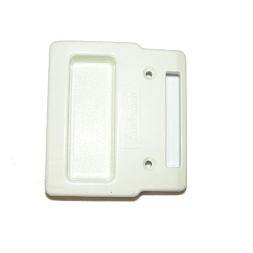 Andersen Interior (2-Panel) Screen Handle in White (1982 to Present) | windowpartshop.com.