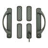 Andersen Newbury 4-Panel Gliding Door Interior Hardware Set in Oil Rubbed Bronze(Half-Kit) | windowpartshop.com.