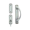 Andersen Newbury 2-Panel Gliding Door Interior Hardware Set in Satin Nickel(Half-Kit) | windowpartshop.com.