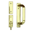 Andersen Anvers 2-Panel Gliding Door Interior Hardware Set in Bright Brass(Half-Kit) | windowpartshop.com.