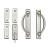 Andersen Yuma 4-Panel Gliding Door Interior Hardware Set in Distressed Nickel(Half-Kit) | windowpartshop.com.