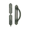 Andersen Encino 2-Panel Gliding Door Interior Hardware Set in Distressed Bronze(Half-Kit) | windowpartshop.com.