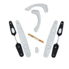 Andersen Tribeca Style (Double Active) Exterior Hardware Set in White - Half Kit | windowpartshop.com.