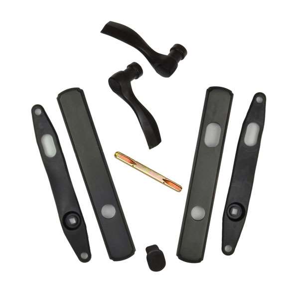 Andersen Newbury Style (Double Active) Exterior Hardware Set in Oil Rubbed Bronze - Half Kit | windowpartshop.com.