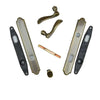 Andersen Covington Style (Double Active) Exterior Hardware Set in Antique Brass - Half Kit | windowpartshop.com.