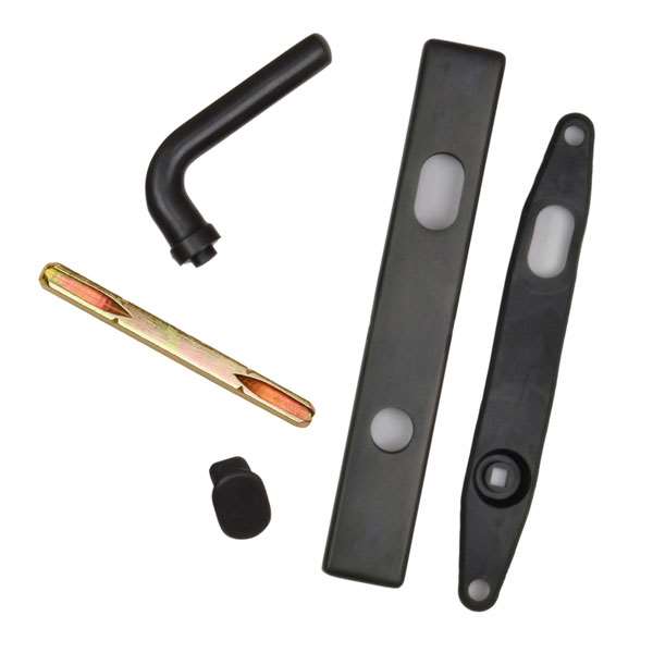 Andersen Anvers Style (Single Active) Exterior Hardware Set in Oil Rubbed Bronze - Left Hand - Half Kit | windowpartshop.com.