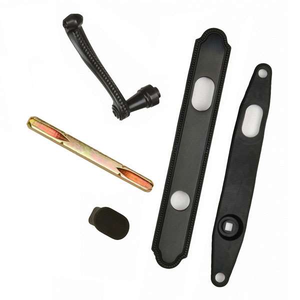 Andersen Whitmore Style (Single Active) Exterior Hardware Set in Oil Rubbed Bronze - Left Hand - Half Kit | windowpartshop.com.