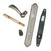 Andersen Encino Style (Single Active) Exterior Hardware Set in Distressed Nickel - Left Hand - Half Kit | windowpartshop.com.