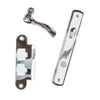 Andersen Newbury Style (Single Active) Interior Hardware Set in Chrome - Left Hand - Half Kit | windowpartshop.com.