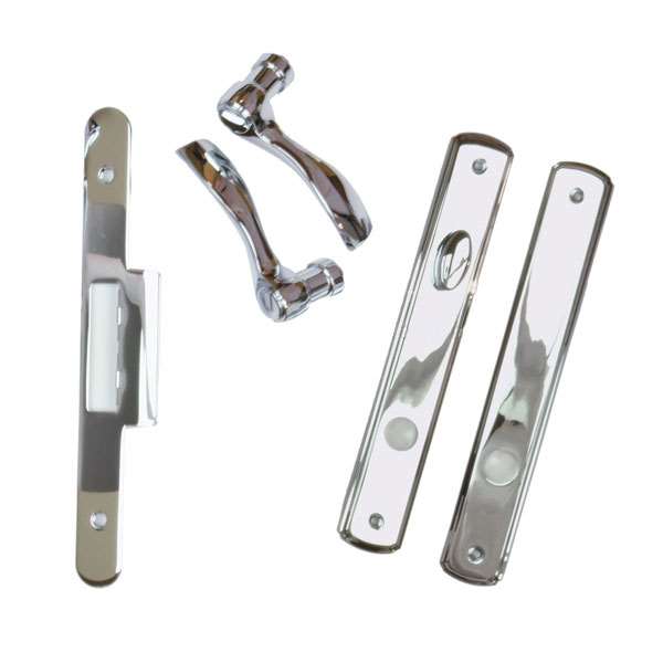 Andersen Newbury Style (Double Active) Interior Hardware Set in Chrome - Half Kit | windowpartshop.com.