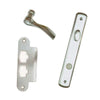 Andersen Newbury Style (Single Active) Interior Hardware Set in Brushed Chrome - Left Hand - Half Kit | windowpartshop.com.