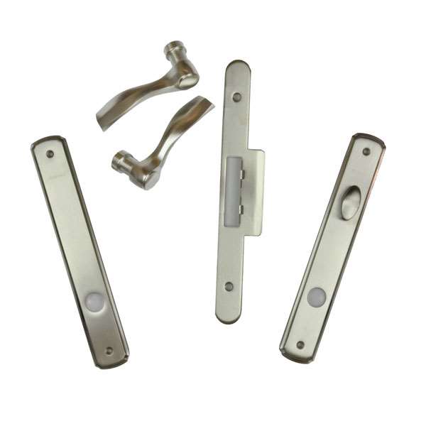 Andersen Newbury Style (Double Active) Interior Hardware Set in Satin Nickel - Half Kit | windowpartshop.com.