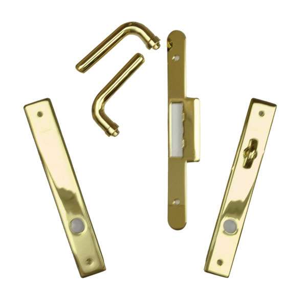 Andersen Anvers Style (Double Active) Interior Hardware Set in Bright Brass - Half Kit | windowpartshop.com.