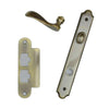 Andersen Covington Style (Single Active) Interior Hardware Set in Antique Brass - Left Hand - Half Kit | windowpartshop.com.